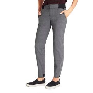 Athleta sz 6 Petite Work It City Wool Blend Jogger Pants Gray Charcoal